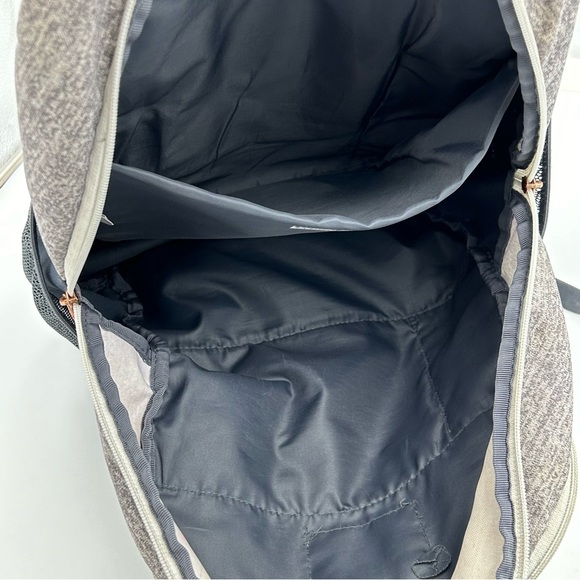 Adidas Excel 6 Backpack Grey Rose Gold Large Laptop Sleeve Multi Pockets Sporty - Picture 8 of 13